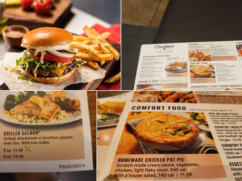 Cheddar's Scratch Kitchen Menu