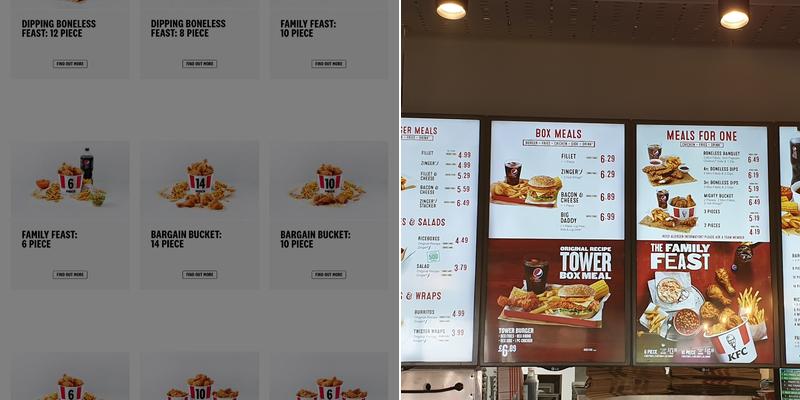 KFC Chessington - North Parade Menu