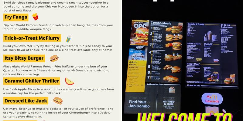 McDonald's Menu