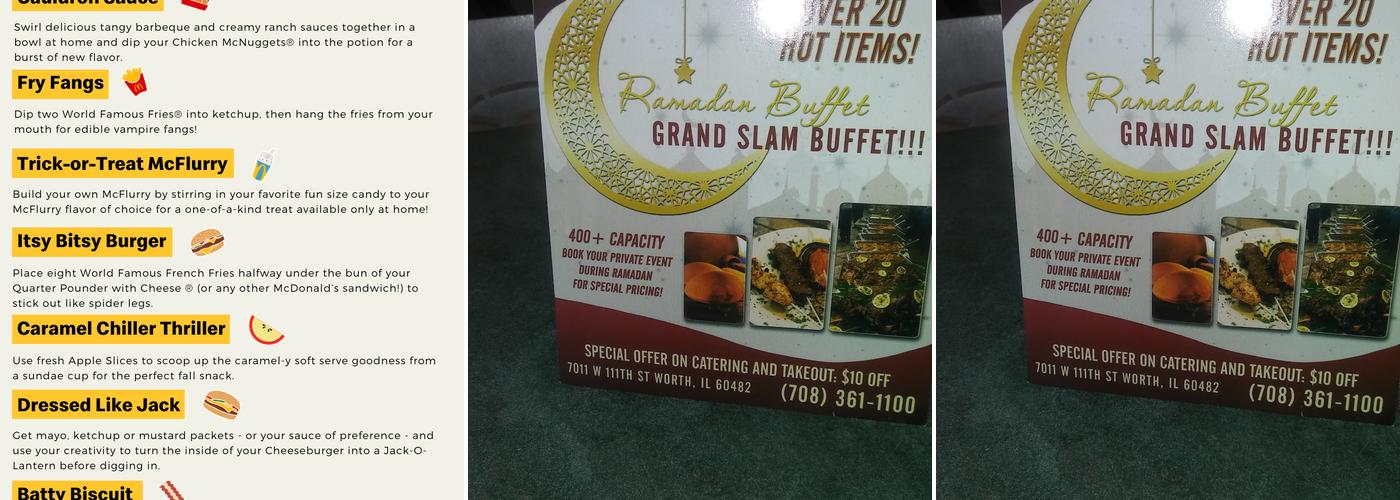 McDonald's Menu