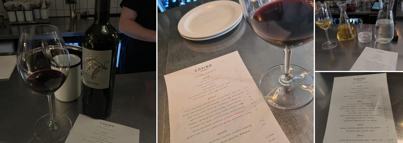 Covino Menu