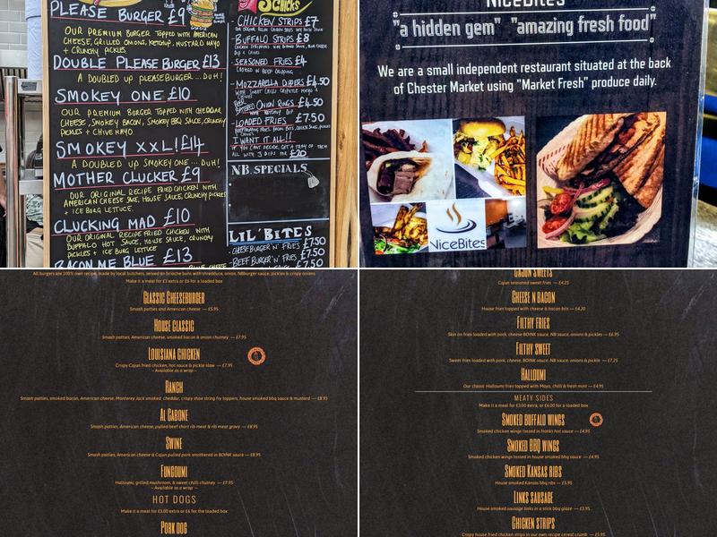 NiceBites - Takeaway in Chester Menu