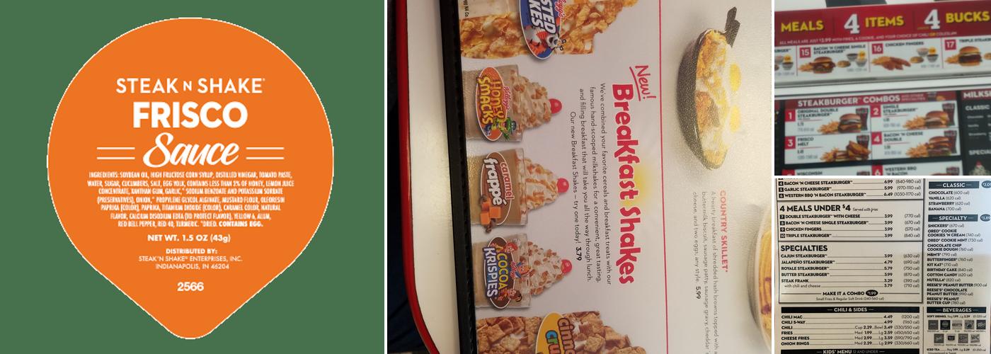 Steak 'n Shake Menu