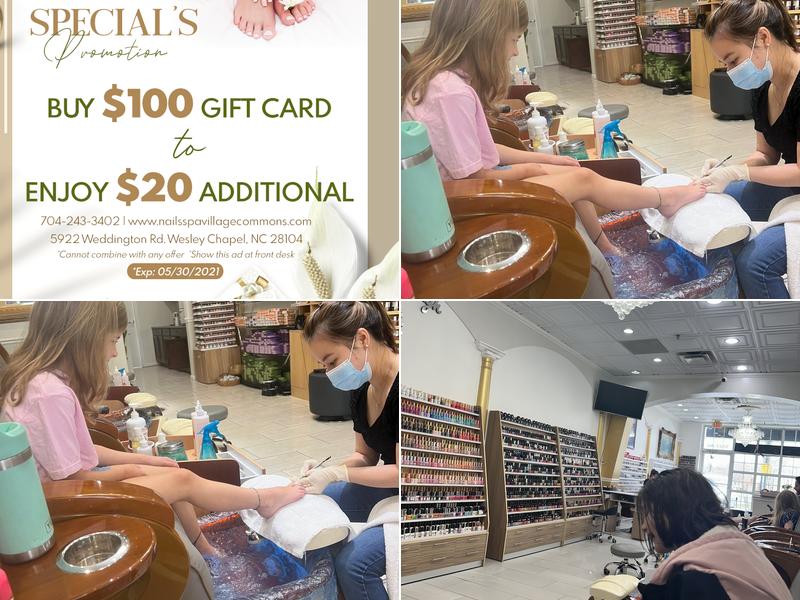 Nails Spa Village Commons Matthews