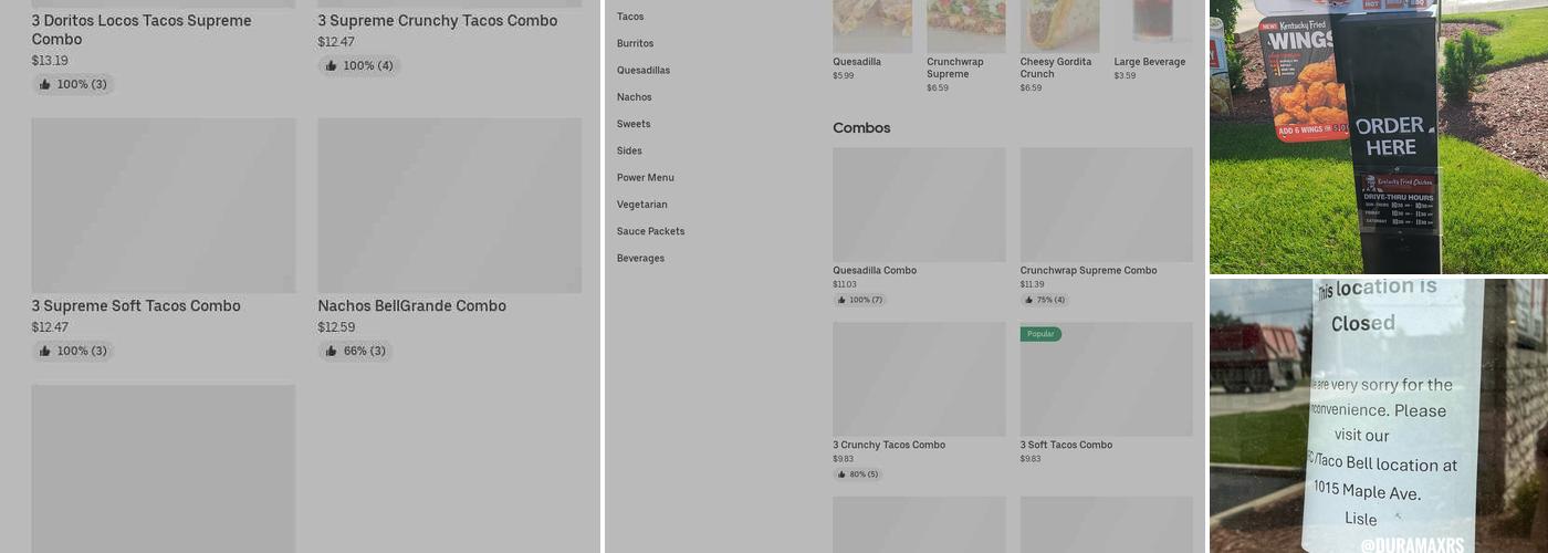 Taco Bell Menu