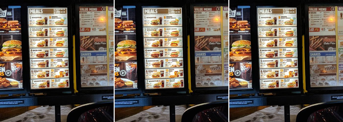 Burger King Menu