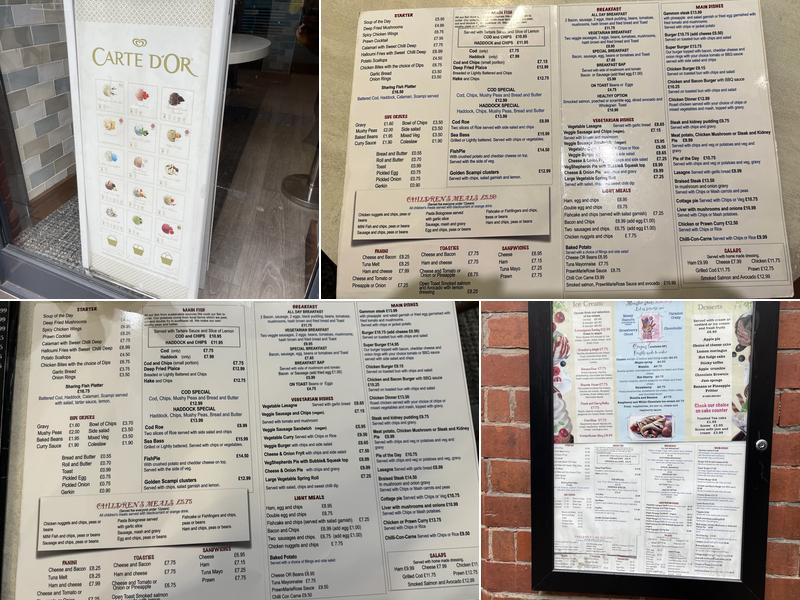 Chester's Fish and Chips Menu