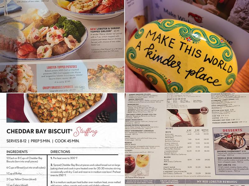 Red Lobster Menu