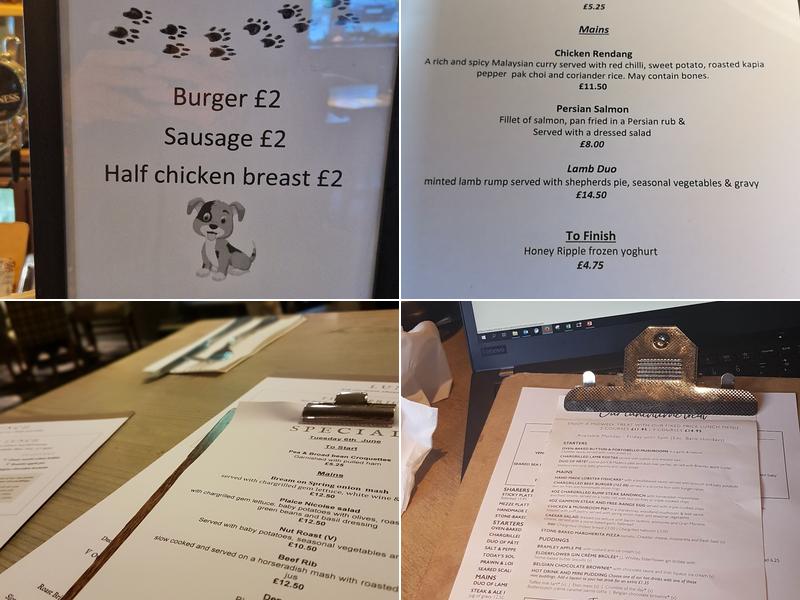 The Church Mouse Menu