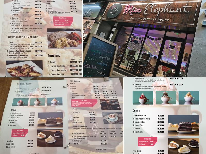 Miss Elephant Menu