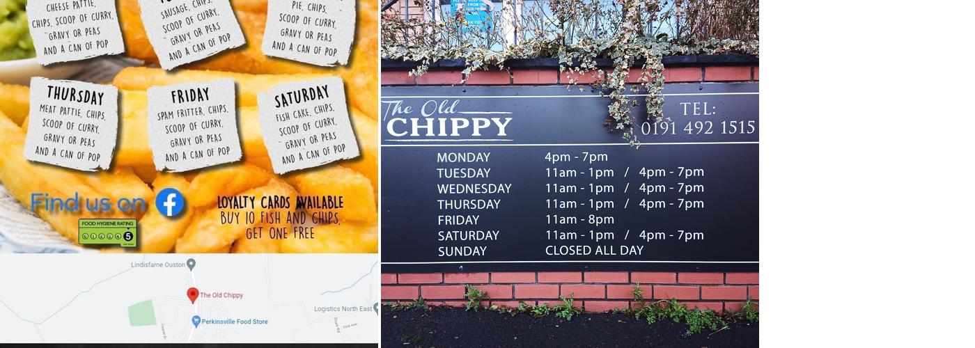 The Old Chippy Menu