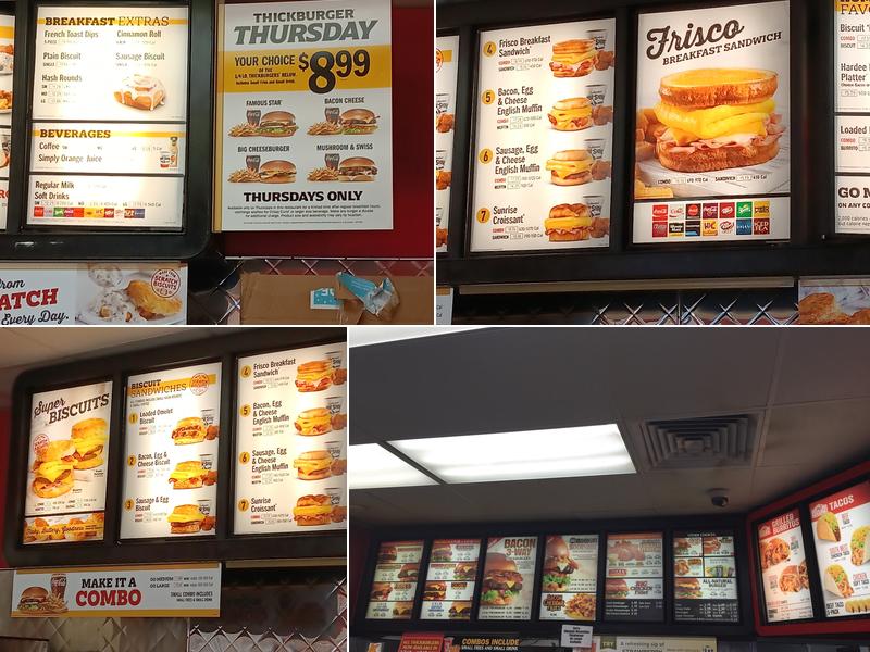 Hardee’s Menu