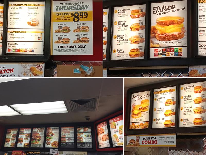 Hardee’s Menu