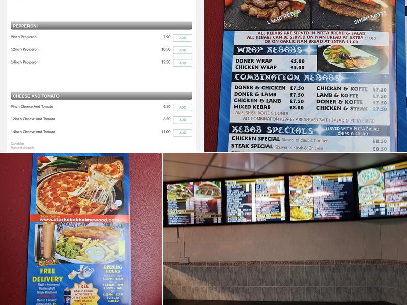 Star Kebab and Fish Bar Menu