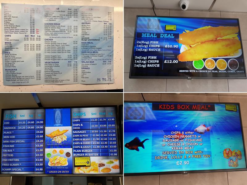 New Tupton Fish Bar Menu