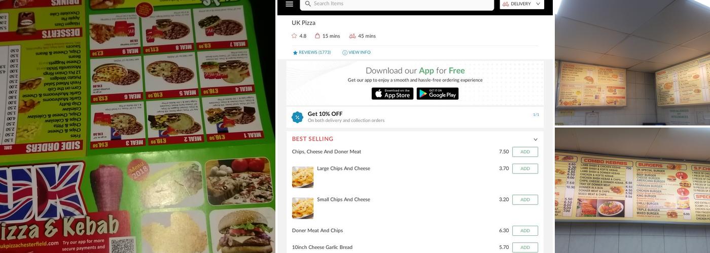 UK Pizza & Kebab Menu