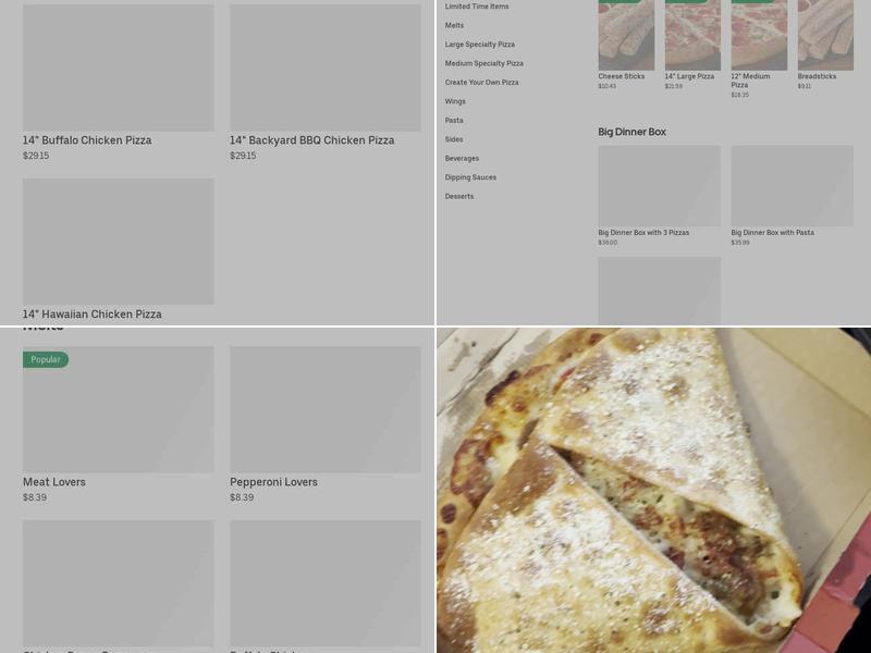 Pizza Hut Menu