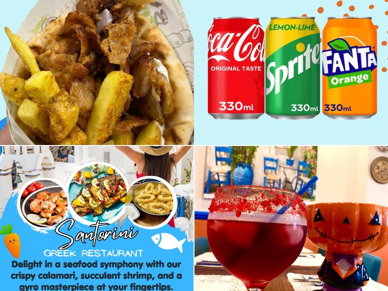 Santorini Chichester Menu