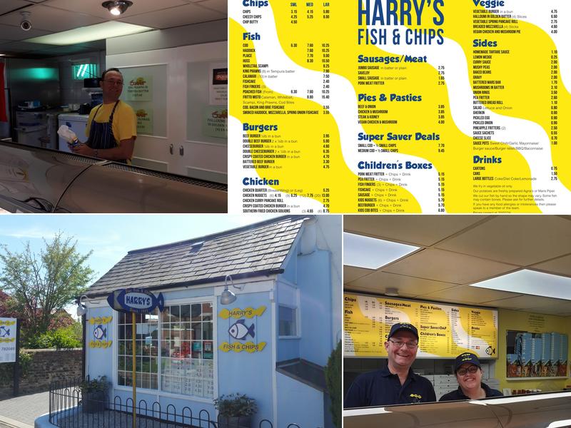 Harry's Fish & Chips Menu
