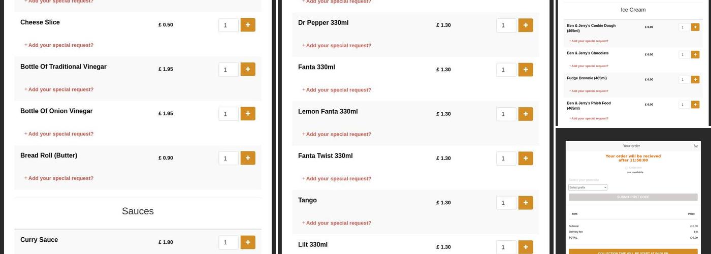 New Kingsham Fish & Chips Menu