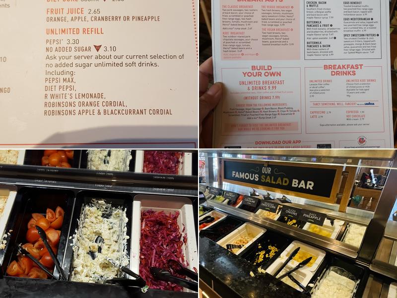 Harvester Barn Chichester Menu