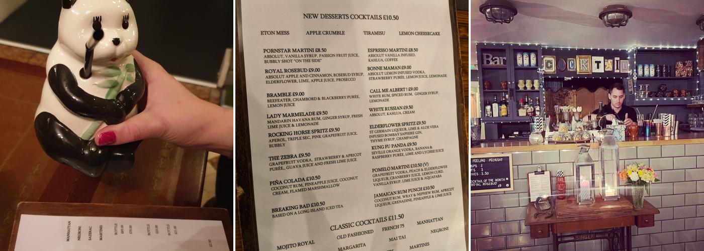The Rocking Horse Menu