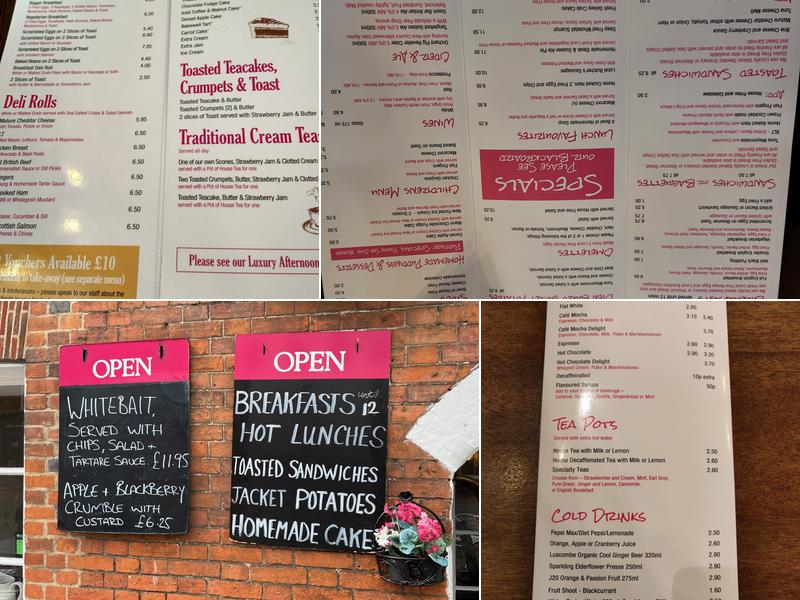 The Buttery At The Crypt Cafe/ Tearoom Menu