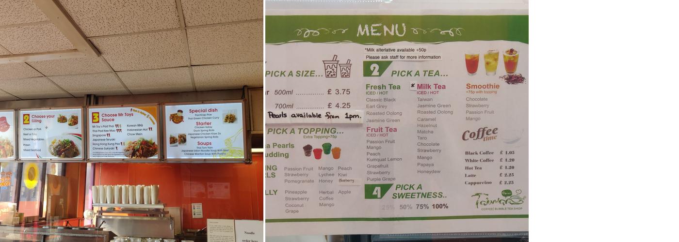 Mr Toy's Flying Wok Noodle Bar (Chichester) Menu