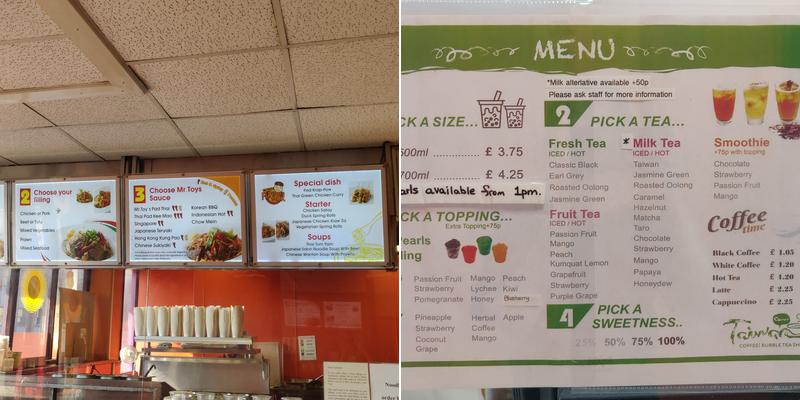 Mr Toy's Flying Wok Noodle Bar (Chichester) Menu