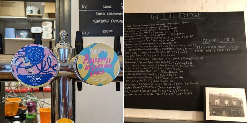 Prince of Wales Micropub Menu