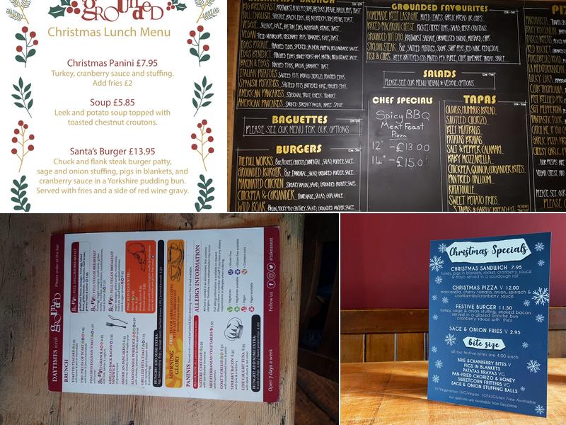 Grounded Chippenham Menu