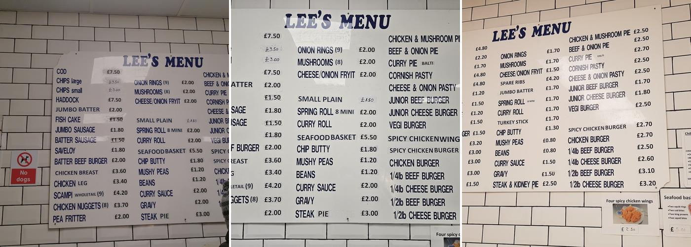 Lees Menu