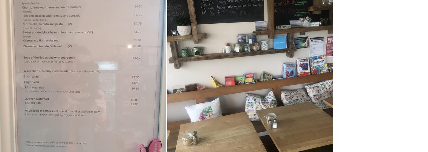 The Cake Shack Chipperfield Menu