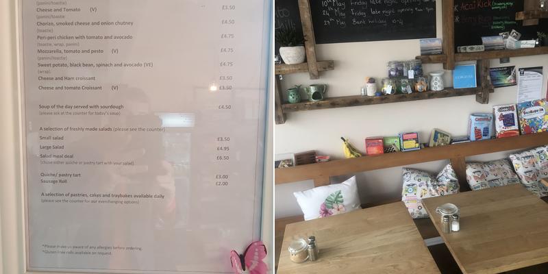 The Cake Shack Chipperfield Menu