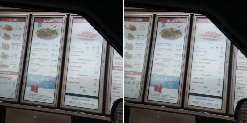 Wendy's Menu