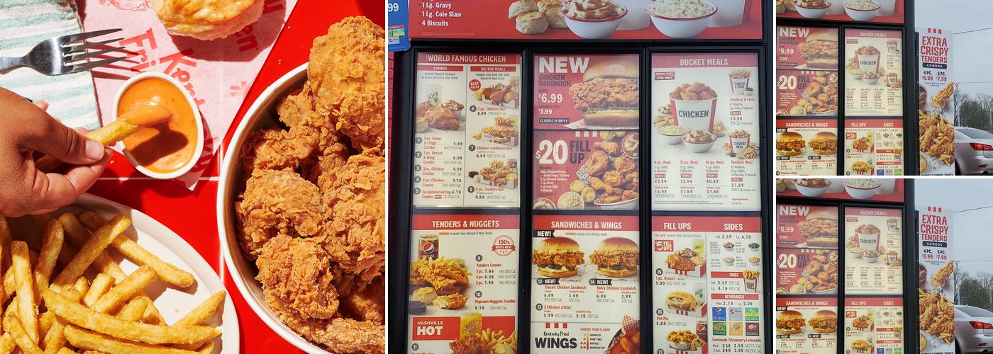 KFC Menu