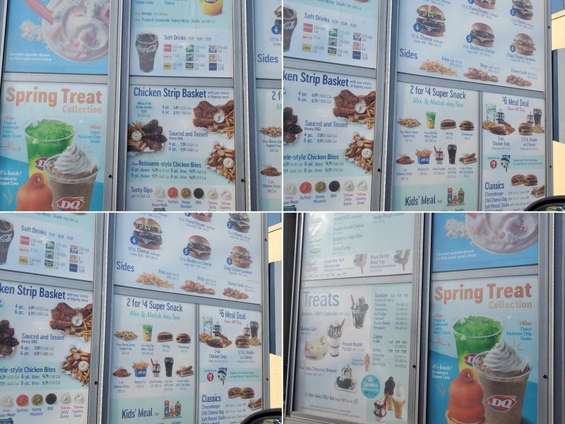 Dairy Queen Grill & Chill Menu