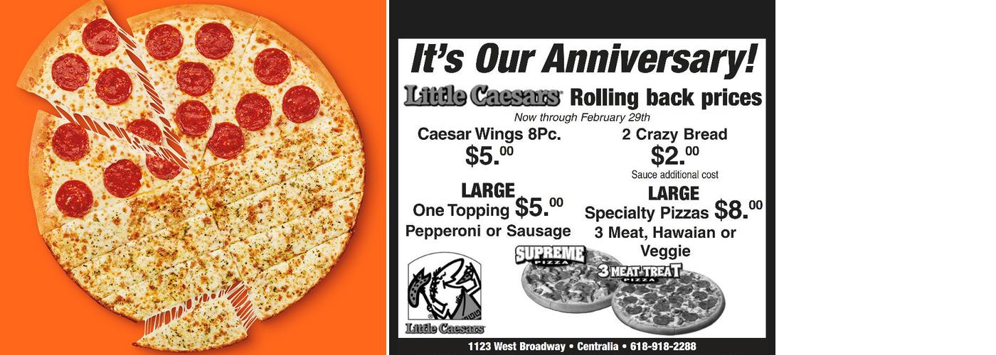 Little Caesars Pizza Menu