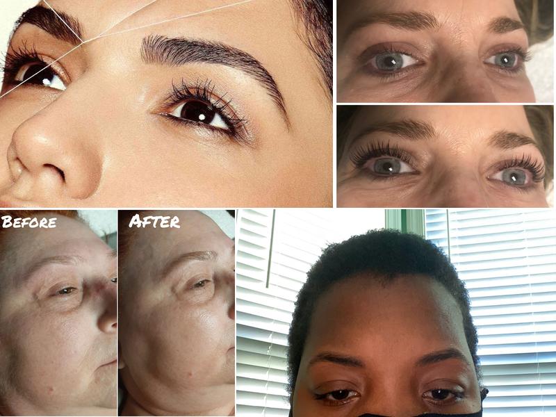 Eyebrow threading by Sukhi