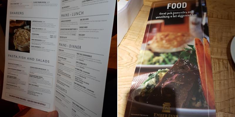 The Queen's Head Menu