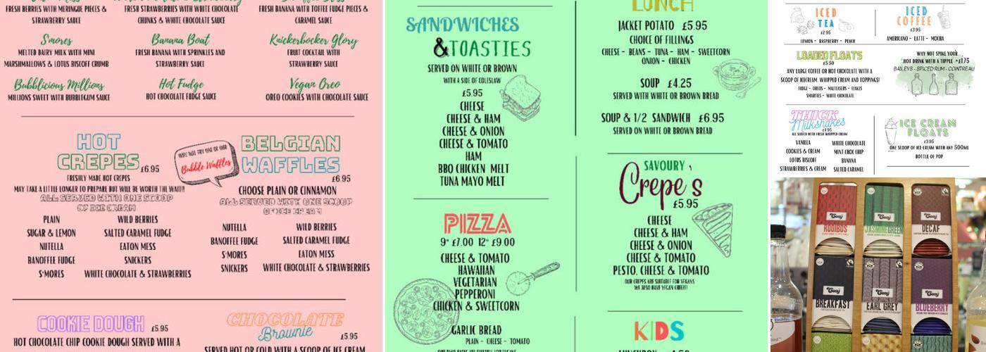 Massa's Dessert Cafe Bar Menu