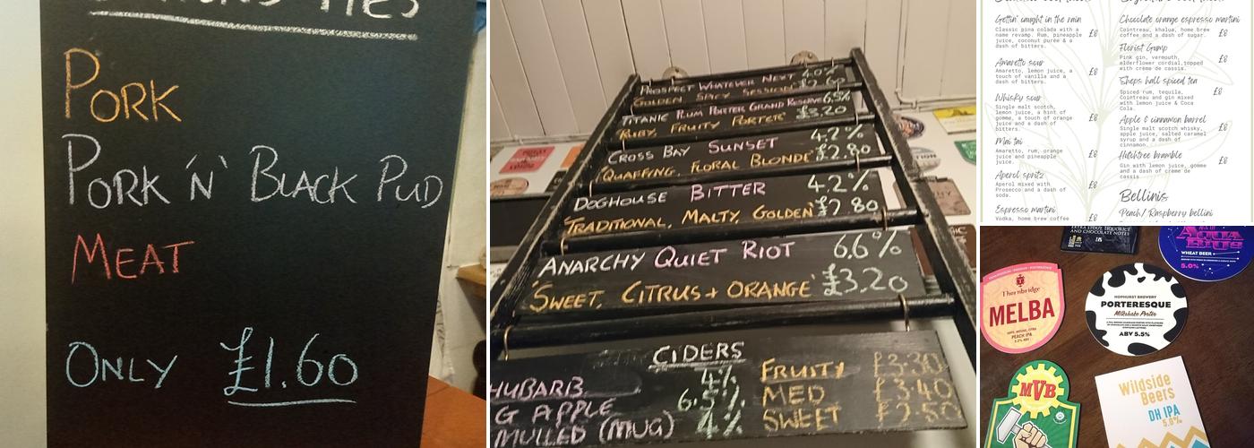 Shepherds' Hall Ale House & Victoria Rooms Menu