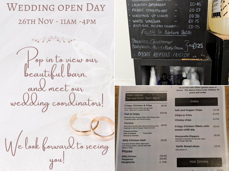 The Mill at Charnock Farm Menu