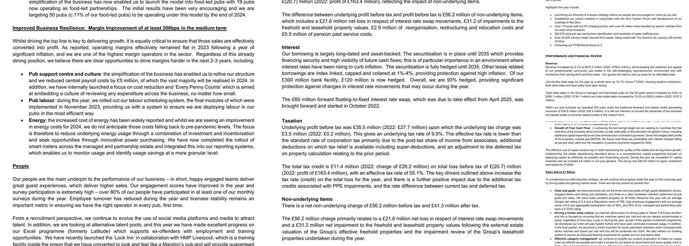 Prince Of Wakes Menu