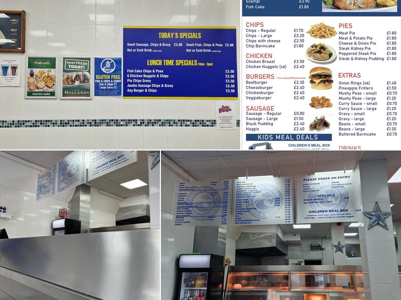 Seven Seas Fish & Chips Menu