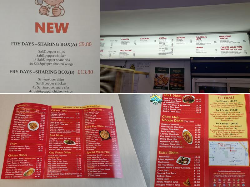 Fry-Days Fish Bar Menu