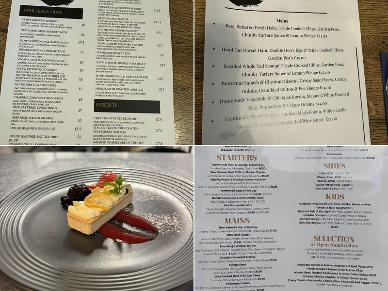 The Nelson Tavern Menu