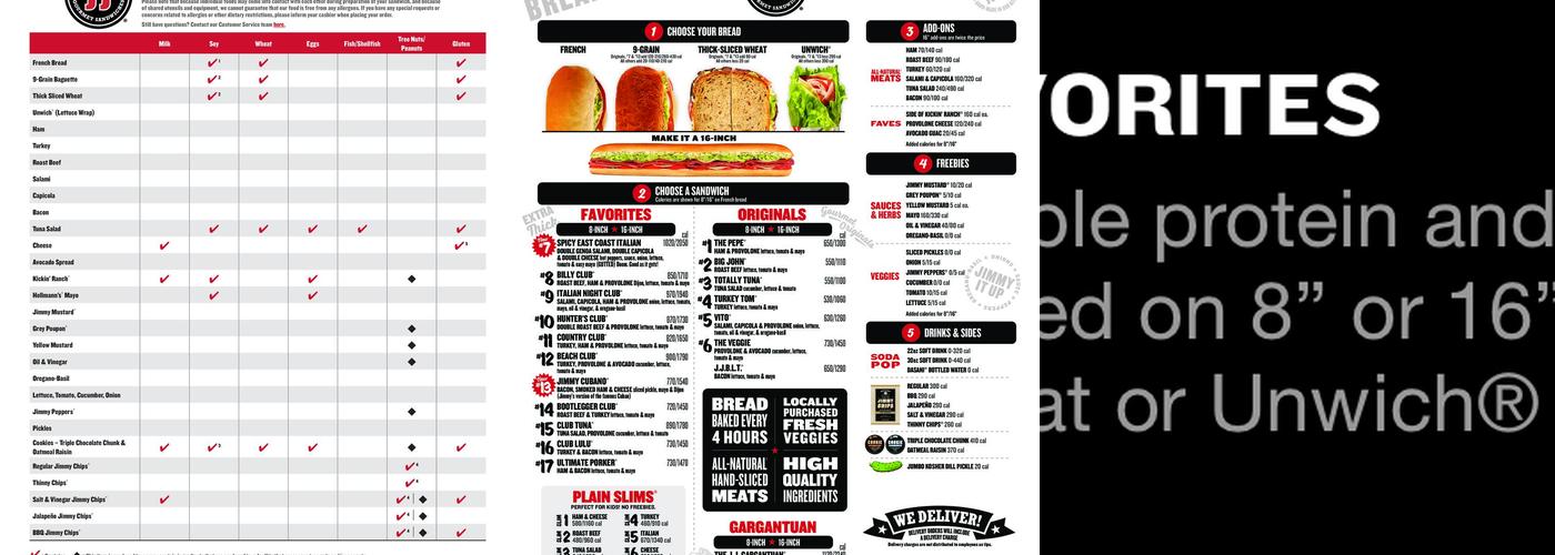 Jimmy John's Menu