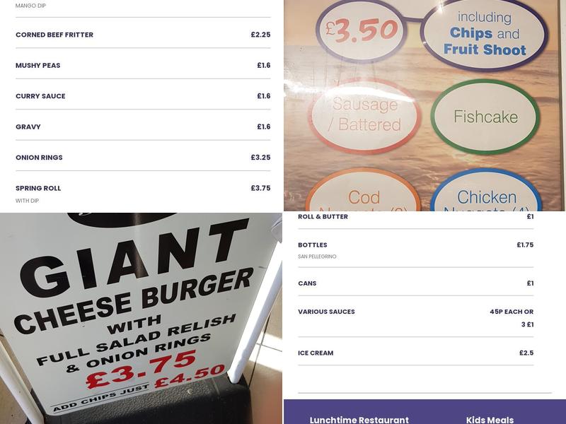 Browns Finest Fish & Chips Christchurch Menu