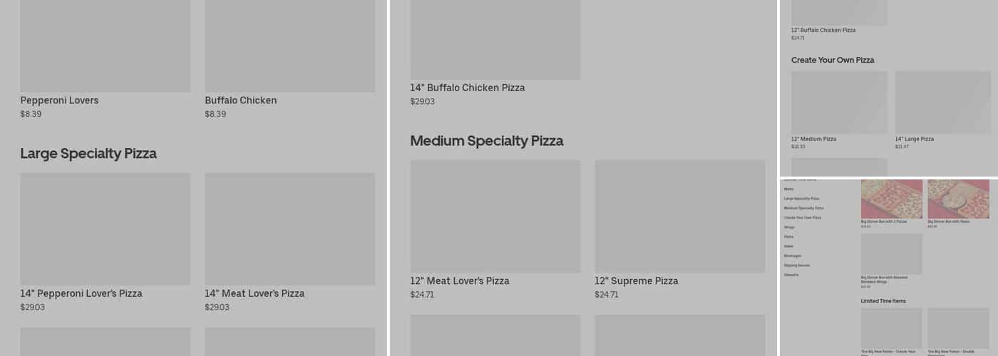 Pizza Hut Menu